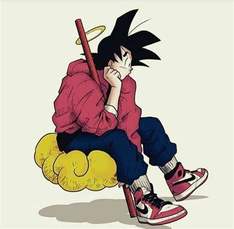 Drippy Goku Black Background