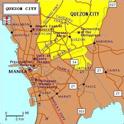 Quezon City Map - Philippines