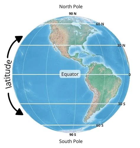 Longitude And Latitude Map With Degrees