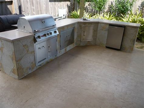 Adding an Outdoor Kitchen: Consider Concrete Countertops|Stamped Artistry