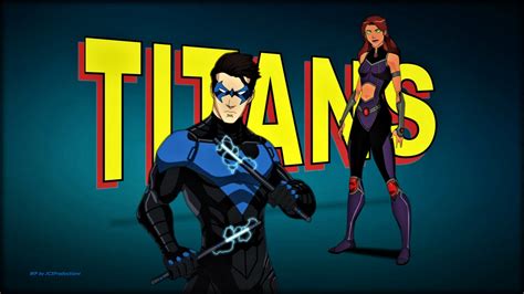 Nightwing and Starfire - Teen Titans Wallpaper (44533693) - Fanpop - Page 4