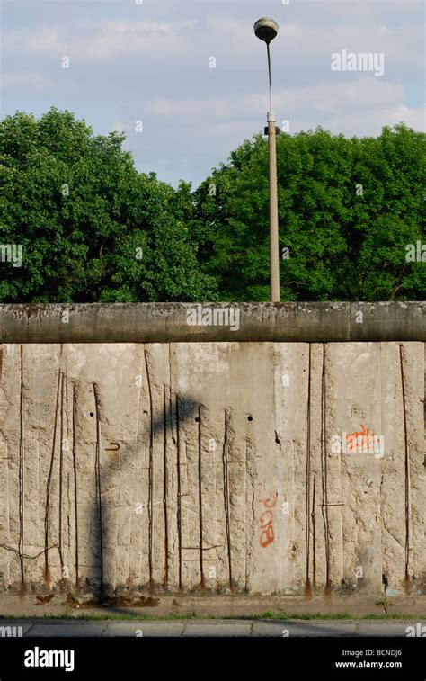 Berlin Germany Berlin Wall Memorial on Bernauer Strasse forms part of the Berlin Wall History ...