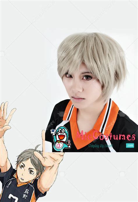 Haikyuu!! Koshi Sugawara Cosplay Wig - Cosplay Shop