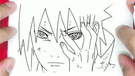 Sasuke Uchiha Mangekyou Sharingan Drawing