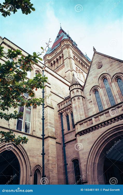 Manchester University Campus Stock Image - Image of tower, study: 165481181