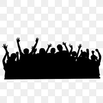 Crowd Silhouette PNG And Vector Images Free Download - Pngtree