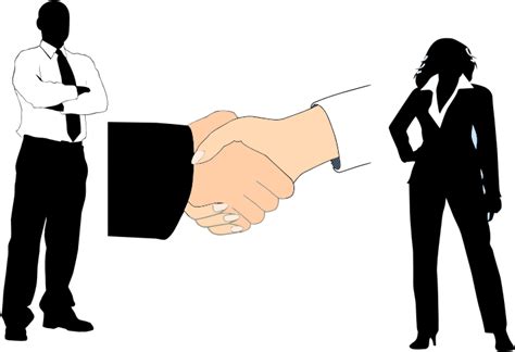 Business Handshake - Openclipart