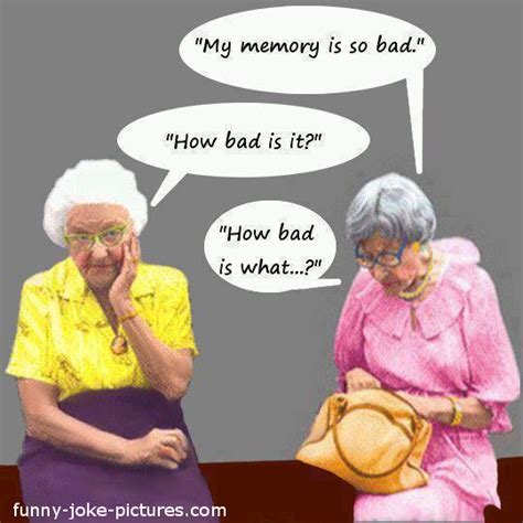 Old Women Memory Joke ~ Funny Joke Pictures