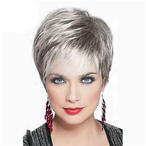 Full Wig Human Hair Topper Toupee Clip Hairpiece Lace Top Wig For Women ...