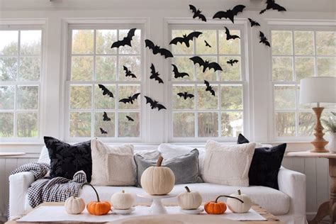 Halloween Decor with DIY Bats - Musings by Madison