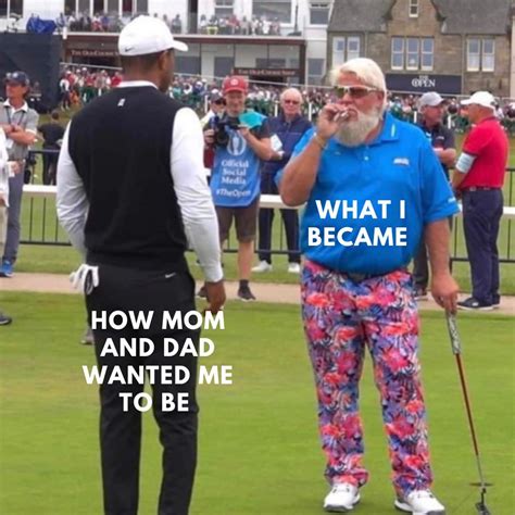 John Daly Tiger Woods Meme Template