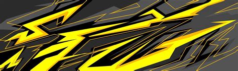 Abstract Car decal design vector. Graphic abstract stripe racing ...