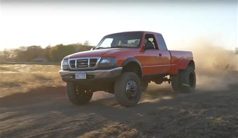 Custom Ford Ranger Dually Absolutely Ready To Tow: Video