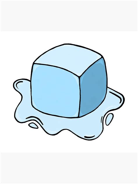 Ice Cube Melting Drawing | Free download on ClipArtMag