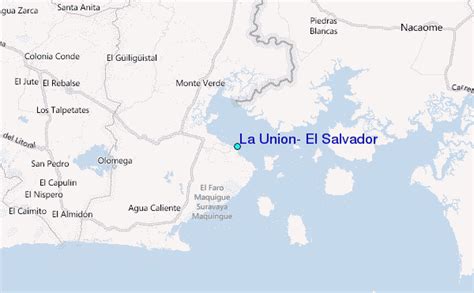 La Union, El Salvador Tide Station Location Guide