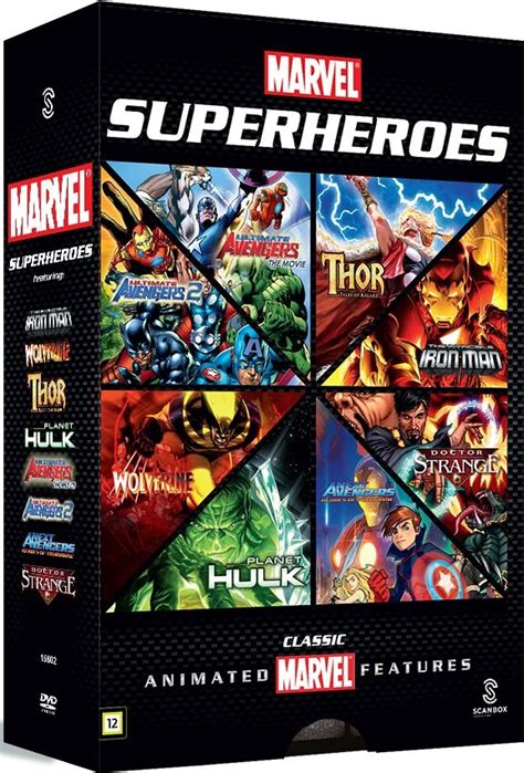 Marvel Animated Superheroes - Boks DVD Film → Køb billigt her - Gucca.dk