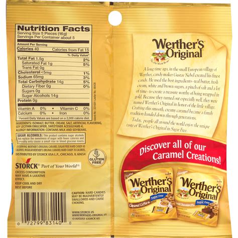 Werther S Original Nutrition - Nutrition Ftempo