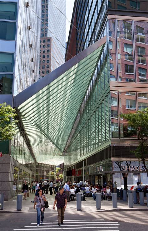 Architectural Canopy Shines in Battery Park City - The New York Times