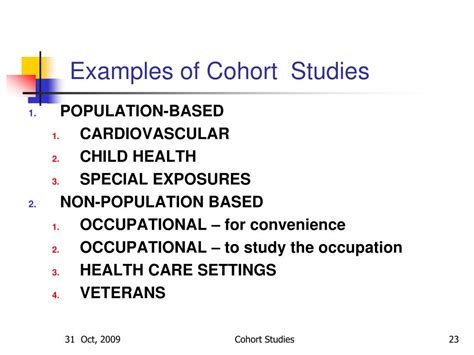 PPT - Cohort Study Designs PowerPoint Presentation, free download - ID:5635322