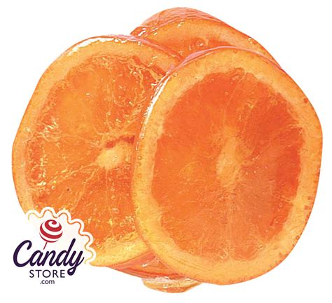 Candied Orange Slices Glace 11lb Bulk - CandyStore.com