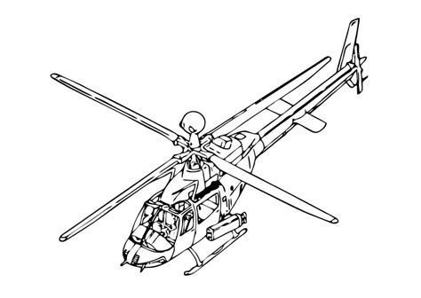 Free Printable Helicopter Coloring Pages For Kids