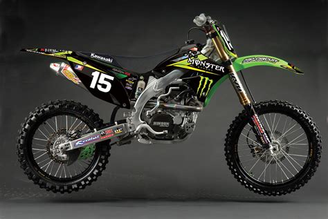 MONSTER ENERGY GRAPHICS KIT: KAWASAKI KX 250 F KX250F 2006-08