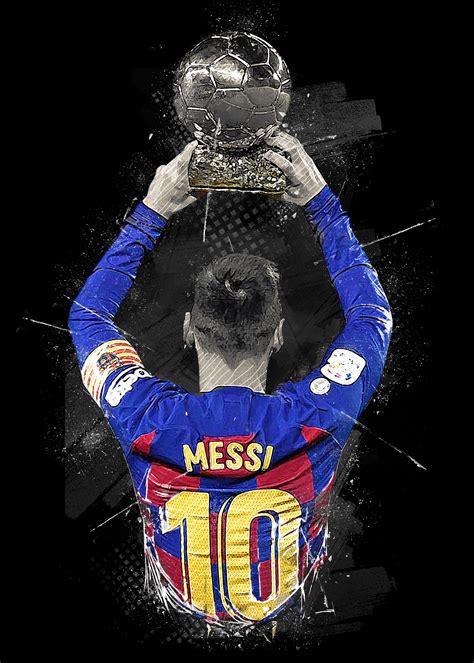 Lionel Messi Ballon d'Or Paintings Art | Lionel messi posters, Lionel messi, Lionel messi wallpapers