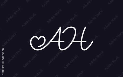 Heart Logo icon symbol design with Letter. Love font circle sign. love logo vector and heart ...