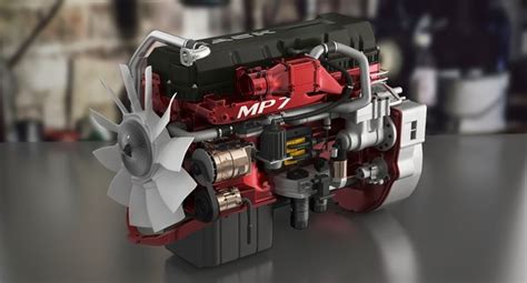 3D mack semi truck engine - TurboSquid 1292084