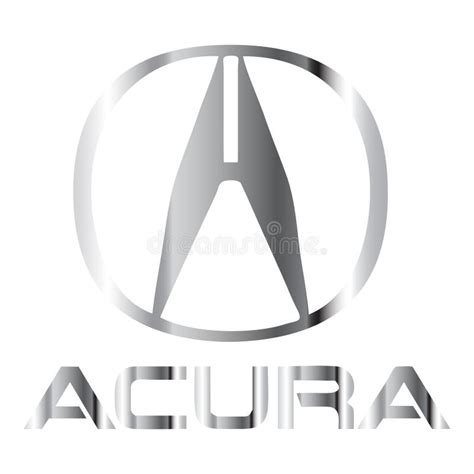 Chrome acura logo editorial photography. Illustration of automotive ...