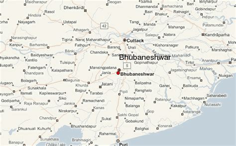 Bhubaneswar Tourist Map