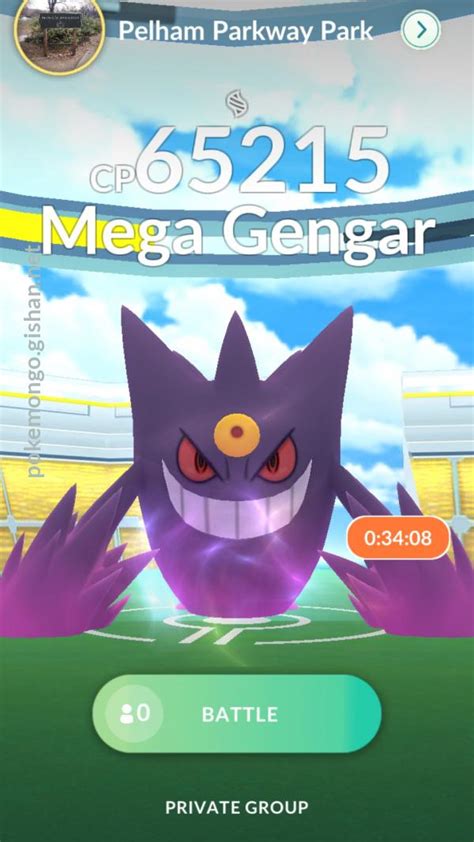 Mega Gengar Raid Boss - Pokemon Go