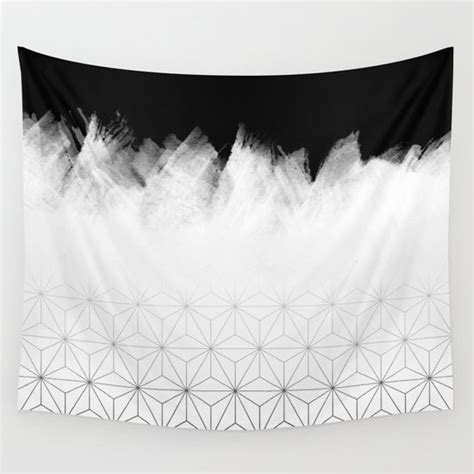 Christmas Geometric Pattern Wall Tapestry by Cafelab | Society6