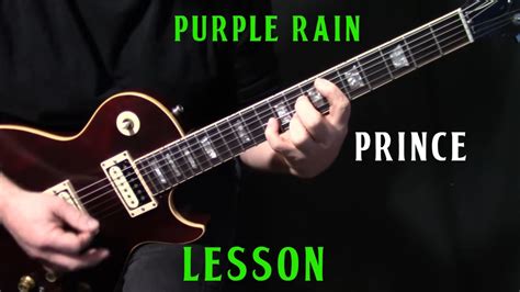 how to play "Purple Rain" on guitar by Prince | electric guitar lesson tutorial Chords - Chordify