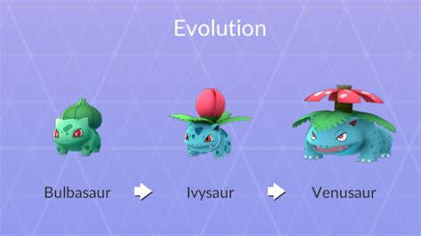 Pokemon Evolution Bulbasaur