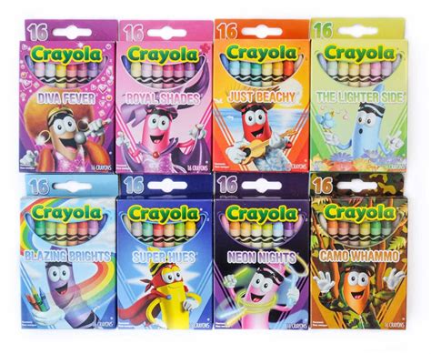 16 Count Tip Collection Crayola Crayons: What's Inside the Box | Jenny ...