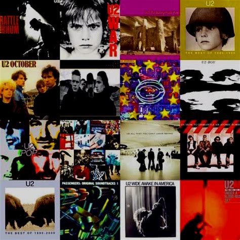 U2 Albums | Album covers, Good music, Soundtrack to my life