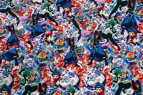 Japanese Anime Fabric Animation Fabric Cartoon Fabric Pure - Etsy