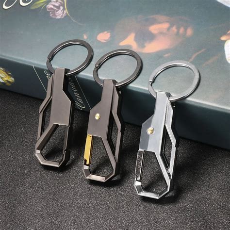 Cool Design Keychain Metal Key Knob Fashion Key Holder Car Accessories Decoration Gift for Men ...