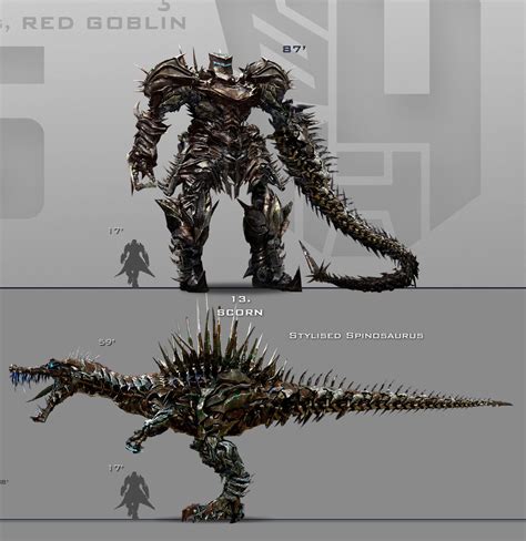 Dinobots Transformers 4 Concept Art