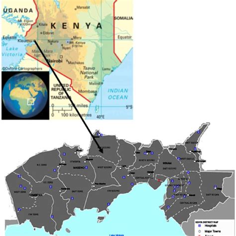 Map of Kisumu County (Oxford Cartographers). | Download Scientific Diagram