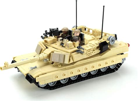 Buy Battle Brick Ultra M1a2 Abrams Main Battle Tank Custom Set Online at Lowest Price in Ubuy ...