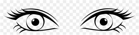 Cartoon Eyes ClipArt Black And White