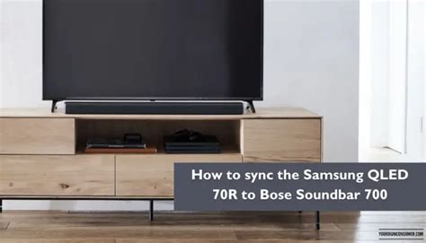 How to Connect the Bose 700 Subwoofer to a Soundbar | Your Own Consumer