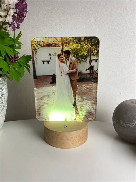 Custom Photo UV Printed Led Lamp Nightlight LED Dimmable | Etsy