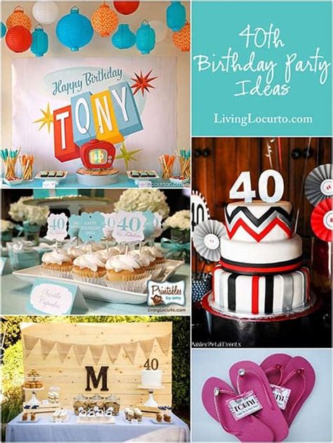 40th Birthday Party Ideas - Outdoor Party Decorating Tips