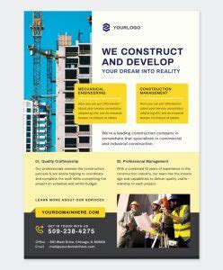 10 Best Home Construction Flyer Templates • PSD design