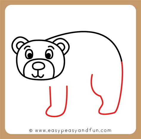 How to Draw a Bear – Step by Step Drawing Tutorial - Easy Peasy and Fun