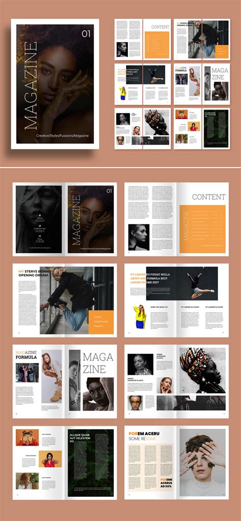 Adobe InDesign Magazine Template