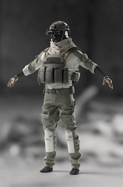 3D model SOLDIER High Poly equipment | CGTrader